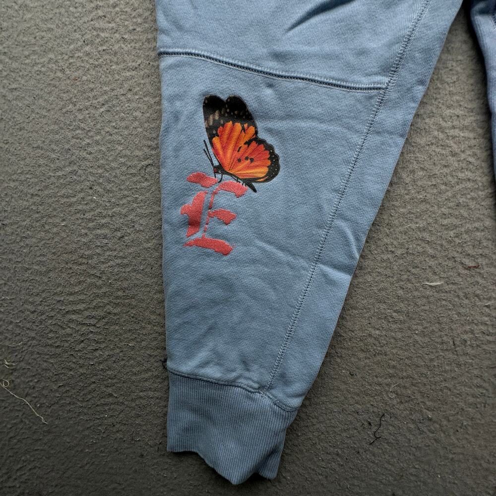 Nike Jogger Sweatpants Mens Small Blue Butterfly Graphic Drawstring DZ3050-472 - Picture 11 of 13